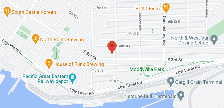 map of 3 528 E 2ND STREET